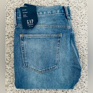 Gap everyday skinny distressed rip and repair jeans medium wash 31 x 30 NWT